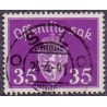 Norge Tjenste. 1937. 35 Øre,  violet. LUKSUSSTEMPLET AFA 29