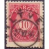 Norge 1894. 10 Øre, rosa. Prage stemplet. AFA 56A