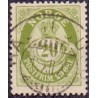 Norge 1921. 20 Øre, grønoliven. Pragtstemplet. AFA 99