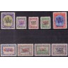 1945. Amerikaudgaven, DANMARK BEFRIET, AFA 17-25, komplet postfrisk