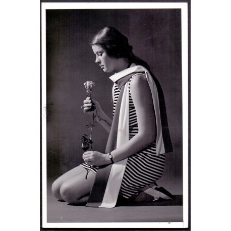 1970. Diro Forårs og sommermodeler, brugt reklamekort