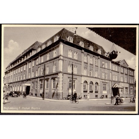 4800. Nykøbing F. Hotel Baltic, ubrugt (Stenders 1538)