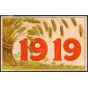 Nytårs kort. 1919, brugt med julemærke 1918 (Stenders)