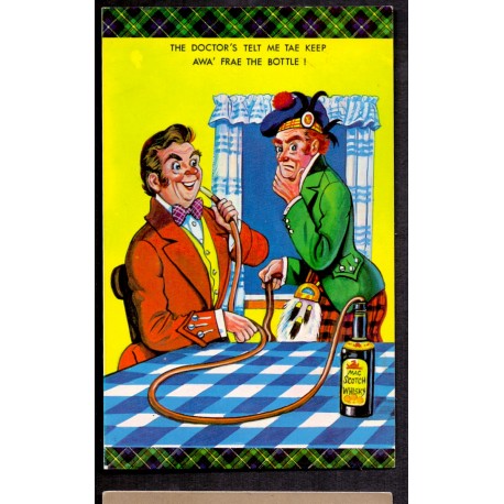Humor. Mac Scotch whisky, ubrugt