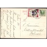 Glædelig jul, brugt med julemærke 1911 (Stenders)