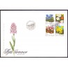 Sverige 1995. Fjelblomster, AFA 1811-14, postfrisk stemplet  hæfte FDC