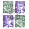 Sverige 1995. Nordenfrimærke, AFA 1815-16, postfrisk stemplet  hæfte FDC
