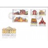 Sverige 1996. Svenske huse. AFA 1865-70 postfrisk stemplet  hæfte FDC