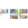 Sverige 1996. Sommermotiver. AFA 1873-77, postfrisk stemplet  hæfte FDC