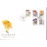 Sverige 1996. Svampe. AFA 1886-90, postfrisk stemplet  hæfte FDC
