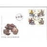 Sverige 1996. Fire  generationer. AFA 1893-96 postfrisk stemplet  hæfte FDC
