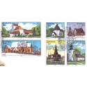 Sverige 1997. Svenske Huse III. AFA 1904-09 postfrisk stemplet  hæfte FDC
