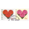 Sverige 1997. Valentins dag. AFA 1910-11 postfrisk stemplet  hæfte FDC