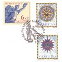 Sverige 1997. Maritime motiver. AFA 1934-6 postfrisk stemplet  hæfte FDC