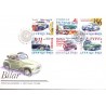 Sverige 1997. Biler. AFA nr. 1947-52 postfrisk stemplet  hæfte FDC