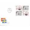 Sverige 1997. Nobel-prisen 1997. AFA nr. 1953-4 postfrisk stemplet  hæfte FDC
