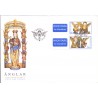 Sverige 1997. Engle. AFA nr. 1958-9 postfrisk stemplet  hæfte FDC