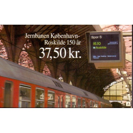 Danmark frimærkehæfte 1996. Thorvald Bindesbøll AFA S85