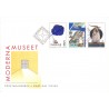 Sverige 1998. Moderna museet. AFA nr. 1964-66 postfrisk stemplet  hæfte FDC parstykkke