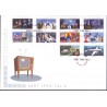 Sverige 1999. 1900-tallet II. AFA nr. 2026-35 postfrisk stemplet  hæfte FDC parstykkke