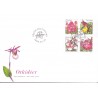Sverige 1999. Orkidéer. AFA nr. 2042-45 postfrisk stemplet  hæfte FDC parstykkke
