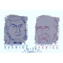 Sverige 1999. Nobelpristager. AFA nr. 2069-70 postfrisk stemplet  hæfte FDC parstykkke