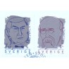 Sverige 1999. Nobelpristager. AFA nr. 2069-70 postfrisk stemplet  hæfte FDC parstykkke
