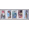 Sverige 2000. 1900-tallet, III. AFA 2094-2103 postfrisk stemplet  hæfte FDC parstykkke
