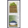 Sverige 2000. Philip on Schantz malerier. AFA 2104-05 postfrisk stemplet  hæfte FDC parstykkke