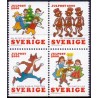 Sverige 2000. Julefrimærker I. AFA 2130-34, postfrisk parstykke stemplet  hæfte FDC parstykkke
