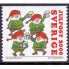 Sverige 2000. Julefrimærker I. AFA 2130-34, postfrisk parstykke stemplet  hæfte FDC parstykkke