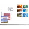 Sverige 2000. Himmel fænomener. AFA 2114-19 postfrisk sammentryk stemplet  hæfte FDC parstykkke