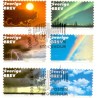 Sverige 2000. Himmel fænomener. AFA 2114-19 postfrisk sammentryk stemplet  hæfte FDC parstykkke