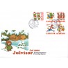 2000. Julefrimærker. AFA nr. 2130-34 i hæfte postfrisk på FDC