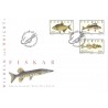 Sverige 2001. Fisk. AFA 2173-75, postfrisk stemplet  hæfte FDC parstykkke
