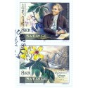 Sverige 2001. Fisk. AFA 2173-75, postfrisk stemplet  hæfte FDC parstykkke
