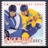 Sverige 2002. Ishockey VM 2002. AFA 2194, postfrisk   stemplet  hæfte FDC parstykkke