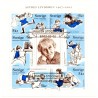 Sverige 2002. Astrid Lindgren miniark. AFA 2203-09, postfrisk   stemplet  hæfte FDC parstykkke, miniark