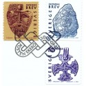 Sverige 2002. Kultur- og naturarv II. AFA 2210-12, postfrisk   stemplet  hæfte FDC parstykkke