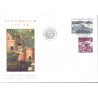 Sverige 2002. Stockholm 750 år. AFA 2213-14, postfrisk  stemplet  hæfte FDC parstykkke