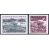 Sverige 2002. Stockholm 750 år. AFA 2213-14, postfrisk  stemplet  hæfte FDC parstykkke