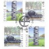 Sverige 2002. Kristanstad. AFA 2219-20, i postfrisk sammentryk  stemplet  hæfte FDC parstykkke