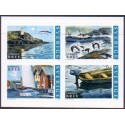 Sverige 2002. Sommer. AFA 2221-2225, postfrisk  stemplet  hæfte FDC parstykkke