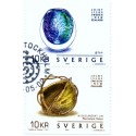 Sverige 2002. Kunsthåndværk. AFA 2230-31, postfrisk sammentryk  stemplet  hæfte FDC parstykkke