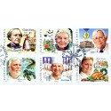 Sverige 2002. Gastronomi. AFA 2232-37, postfrisk sammentryk  stemplet  hæfte FDC parstykkke