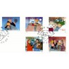 Sverige 2002. Julefrimærker. AFA 2254-58,  postfrisk  stemplet  hæfte FDC parstykkke