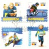 Sverige 2003. Det svenske idrætsforbund. AFA 2259-62,  postfrisk  stemplet  hæfte FDC parstykkke