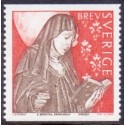 Sverige 2003. Hellige Birgitta. AFA 2270,  postfrisk  stemplet  hæfte FDC parstykkke