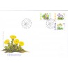 Sverige 2003. Blomster. AFA 2278-80,  postfrisk stemplet  hæfte FDC parstykkke