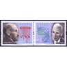 Sverige 2003. Spanske Nobelpristager. AFA 2281-82, i postfrisk parstykker stemplet  hæfte FDC parstykkke